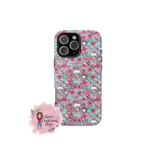 Pink Santa Magnetic Tough Case