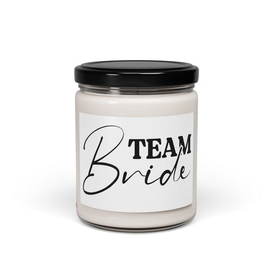 Soy Candle, Bridal Shower Gift, Wedding Favor, Bachelorette Party Decor, Team Bride Candle, Maid of Honor Proposal