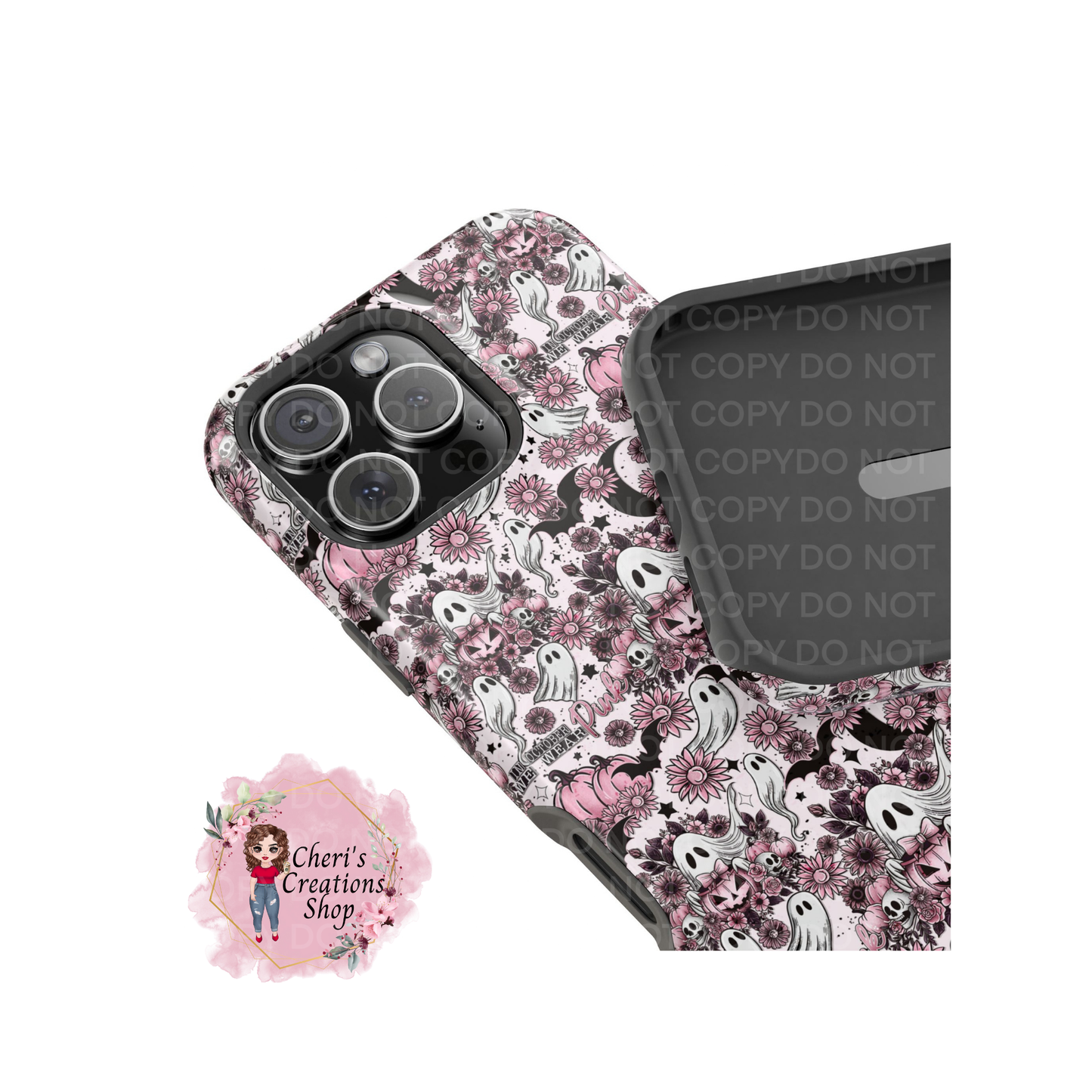 Vintage Ghost In October We Wear Pink Magnetic Tough IPhone Case