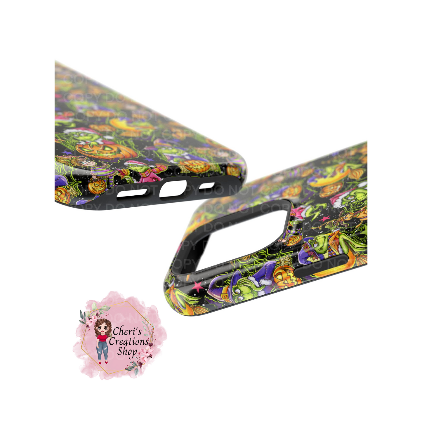 Mag Safe Green Guy Hallwoeen Phone Case