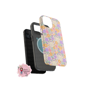 Flowery Ghost Magnetic Tough Case Glossy