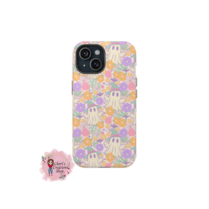 Flowery Ghost Magnetic Tough Case Glossy