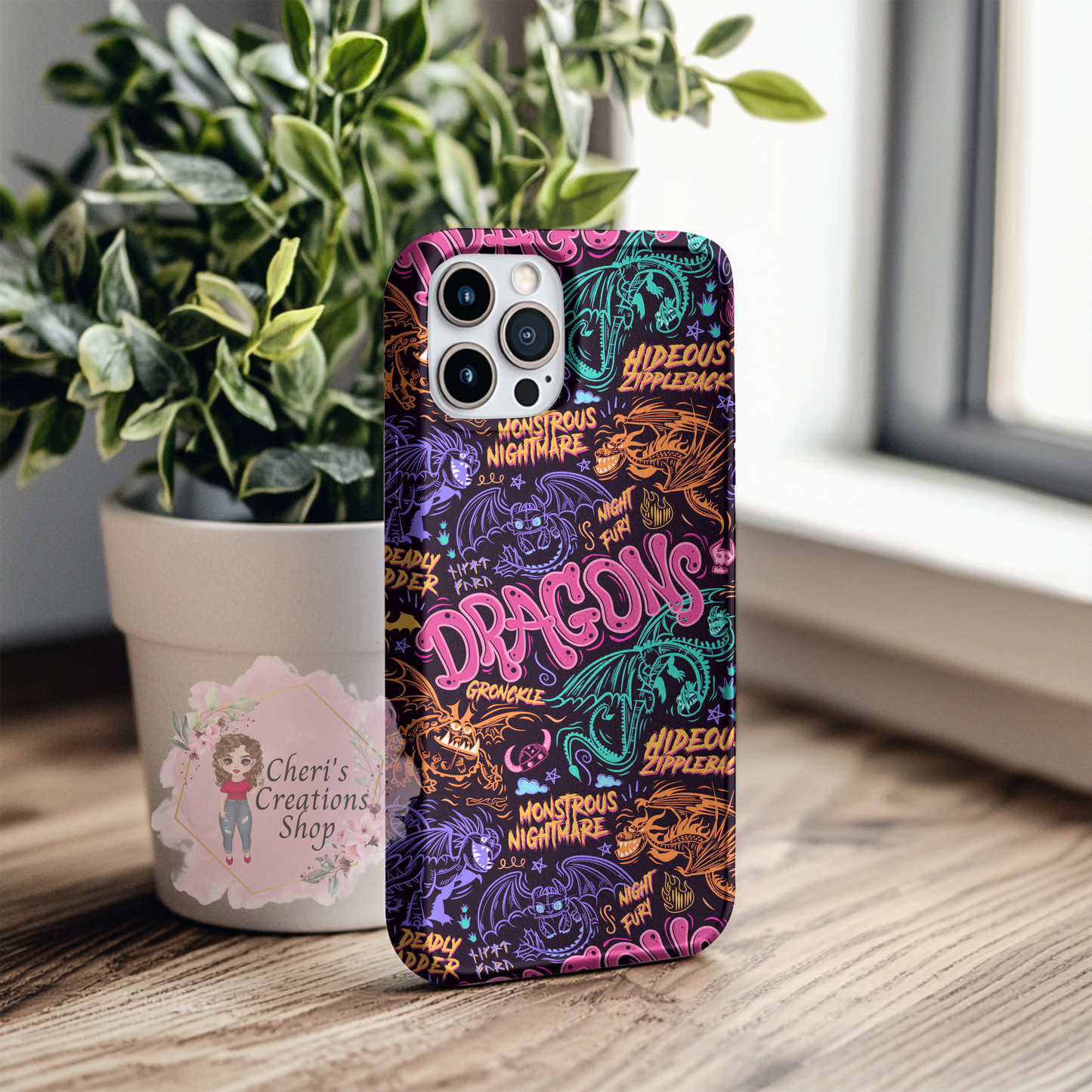 Dragon Phone Case for Android | Inspired by How to Train Your Dragon | Toothless & Light Fury | Fantasy Dragon Case | Samsung, Pixel, More