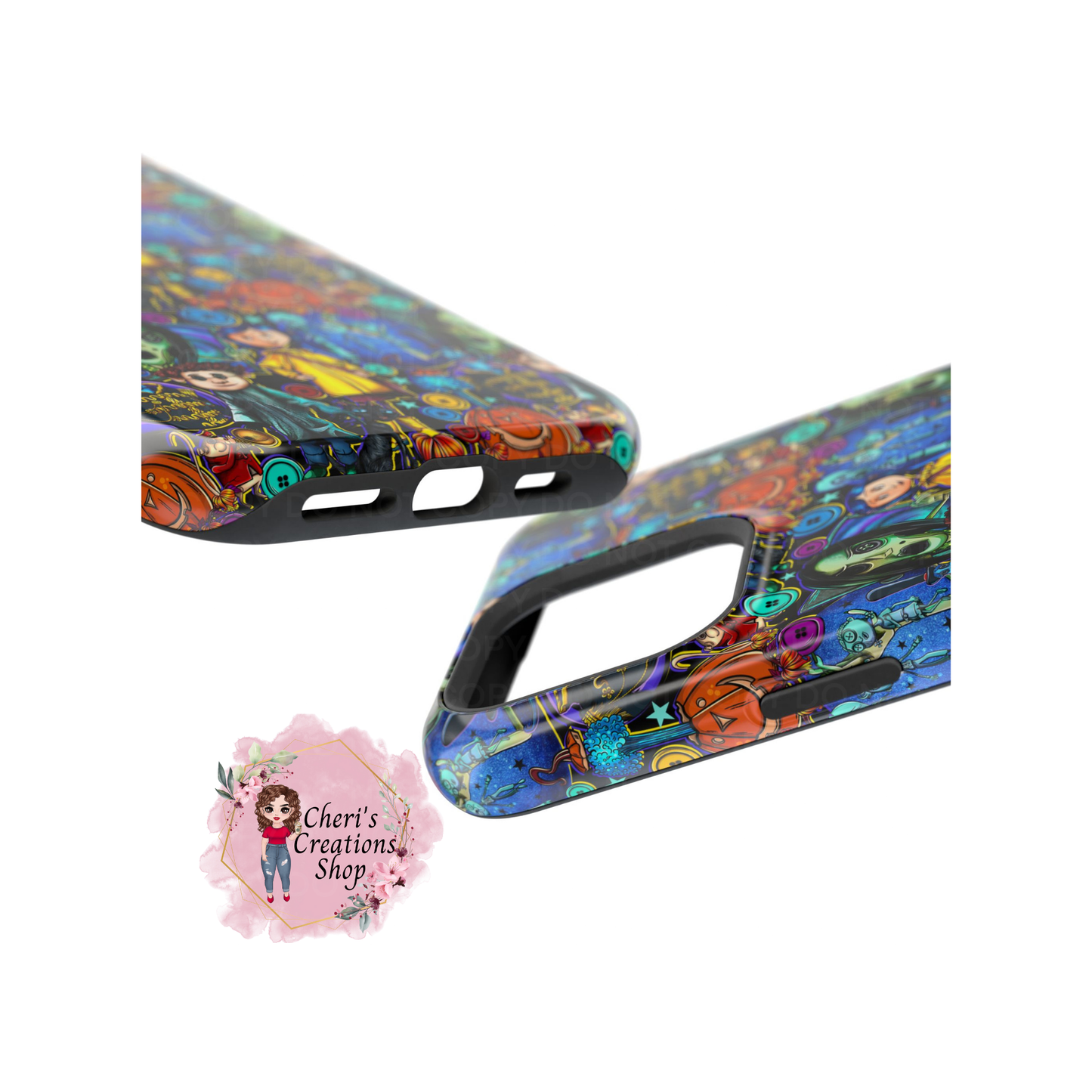 Spooky Girl Coraline Magnetic Tough Cases