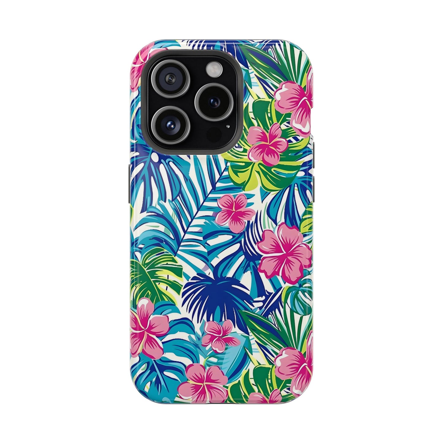 Pink Hibiscus Magnetic Tough Case