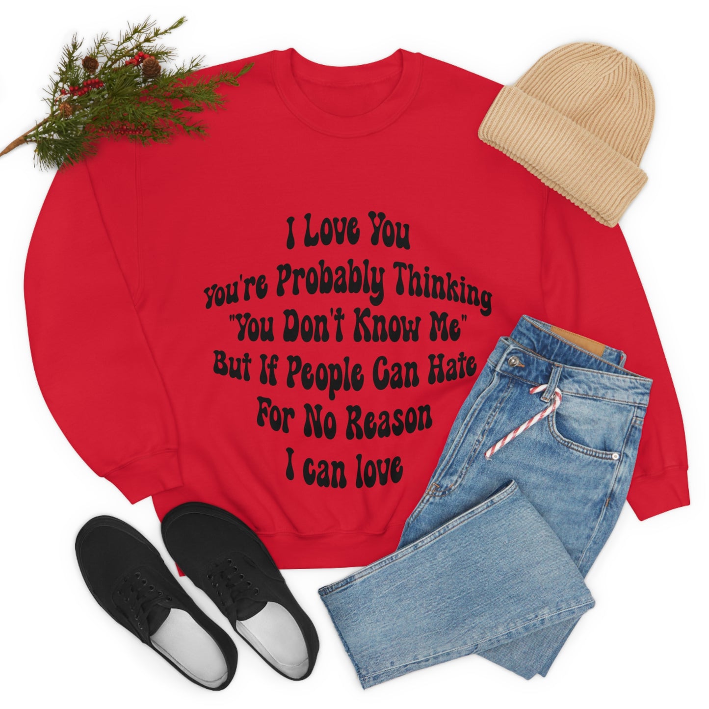 Love & Support: Suicide Prevention and LGBTQ+ Awareness Sweatshirt - Spread Love and Save Lives