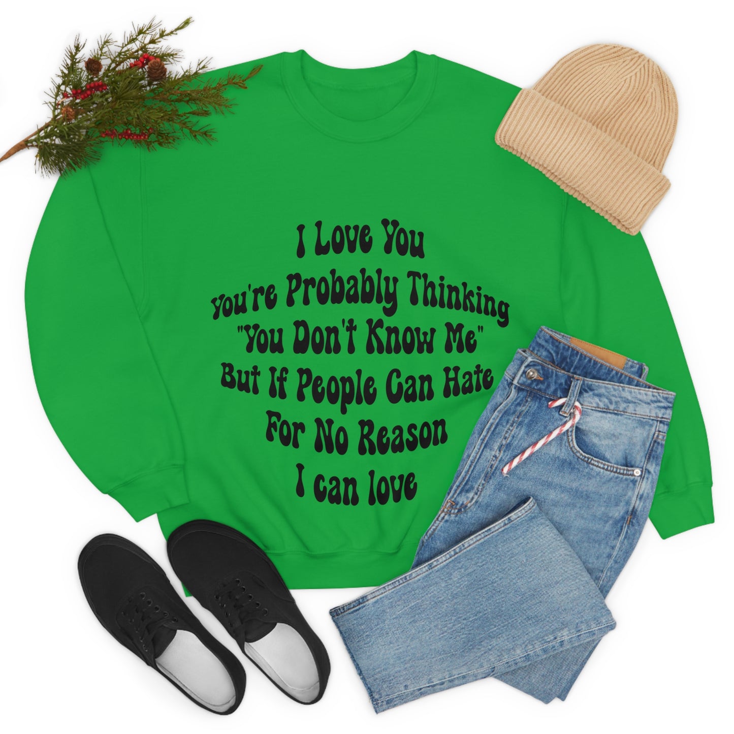 Love & Support: Suicide Prevention and LGBTQ+ Awareness Sweatshirt - Spread Love and Save Lives