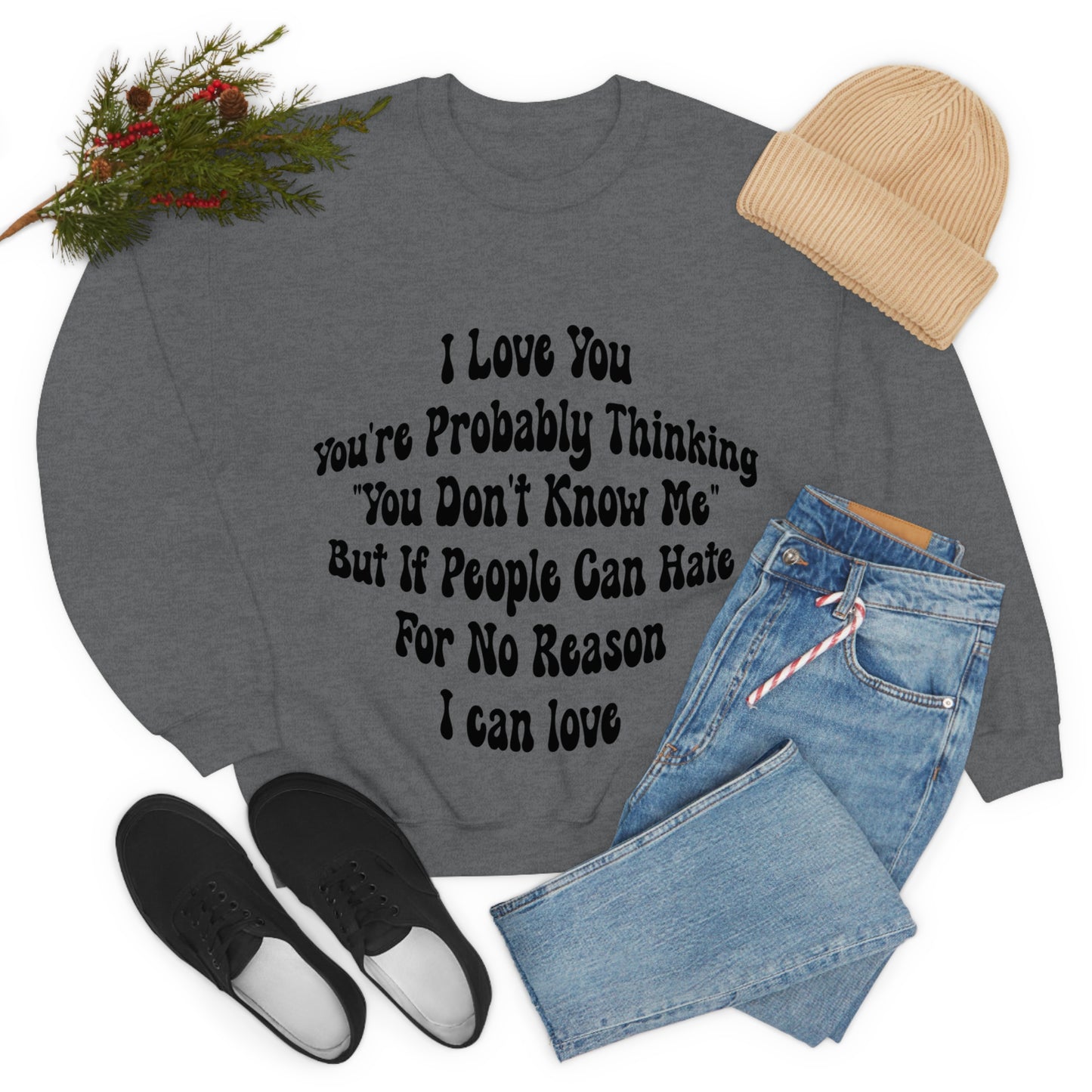 Love & Support: Suicide Prevention and LGBTQ+ Awareness Sweatshirt - Spread Love and Save Lives