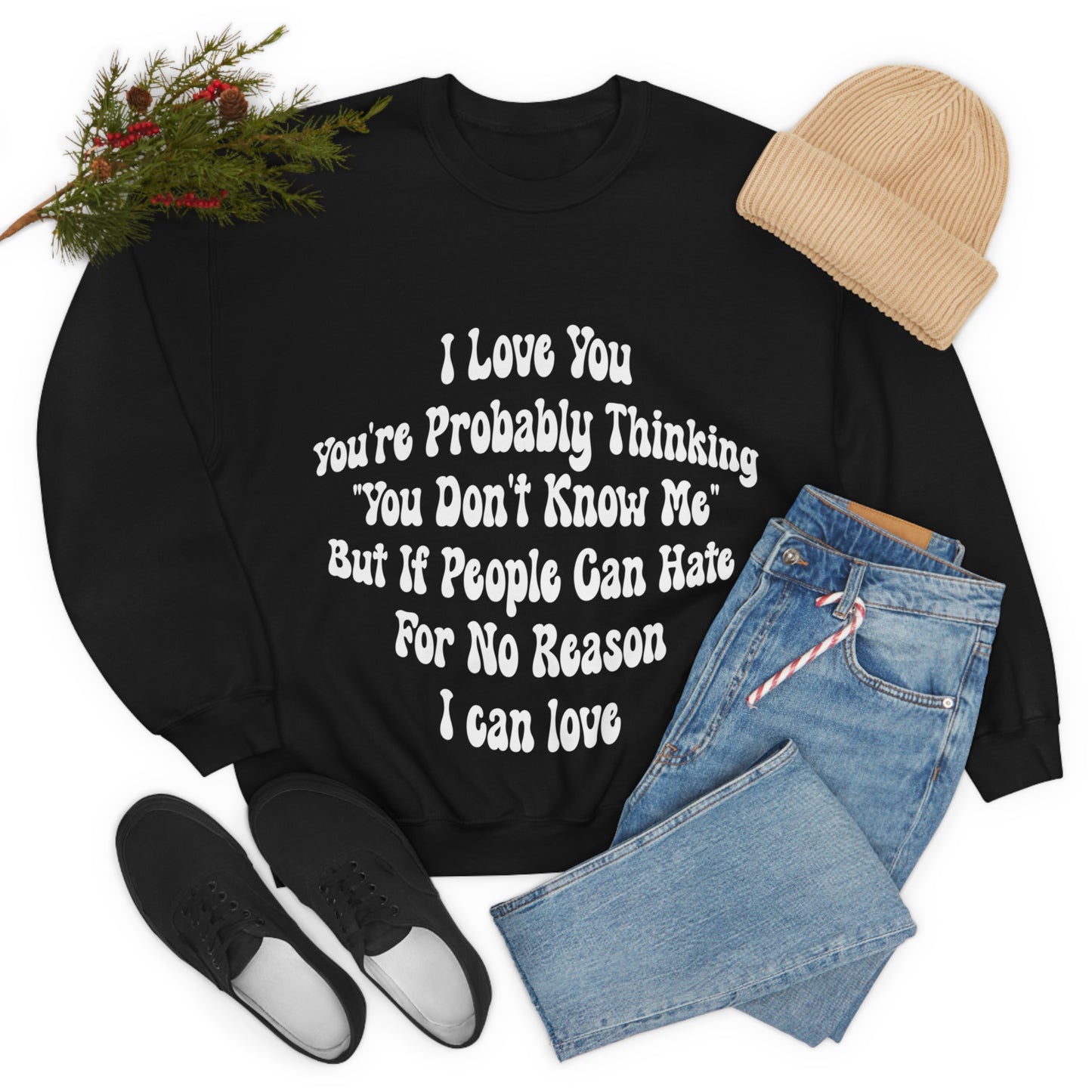 Love & Support: Suicide Prevention and LGBTQ+ Awareness Sweatshirt - Spread Love and Save Lives