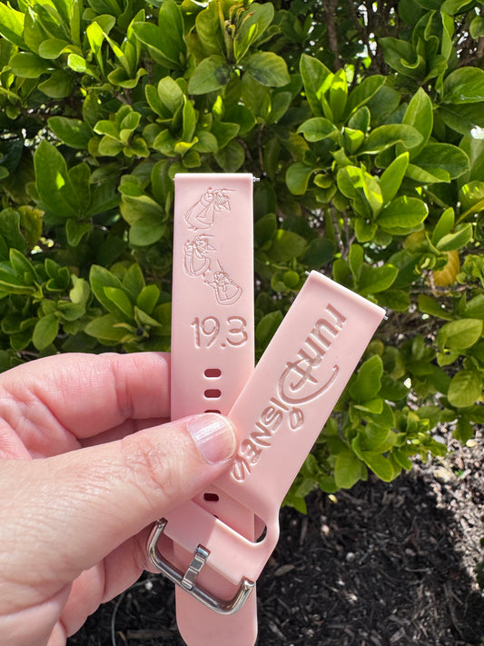 Apple Watch Band Compatible Wine & Dine Two Course Challenge 3 Fairies 19.3 Engraved Watch Strap