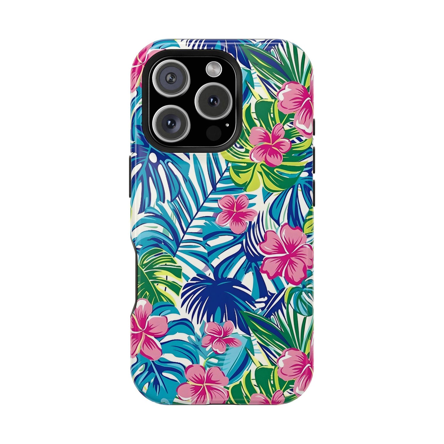 Pink Hibiscus Magnetic Tough Case