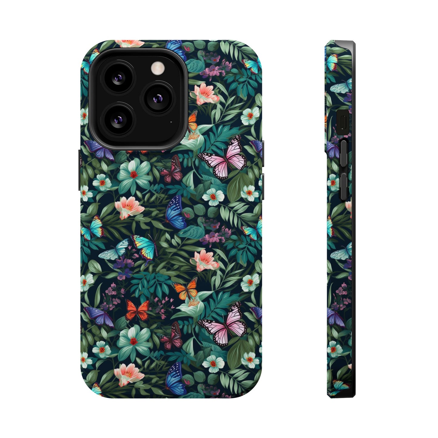 Butterflies and Flowers Magnetic Tough Case