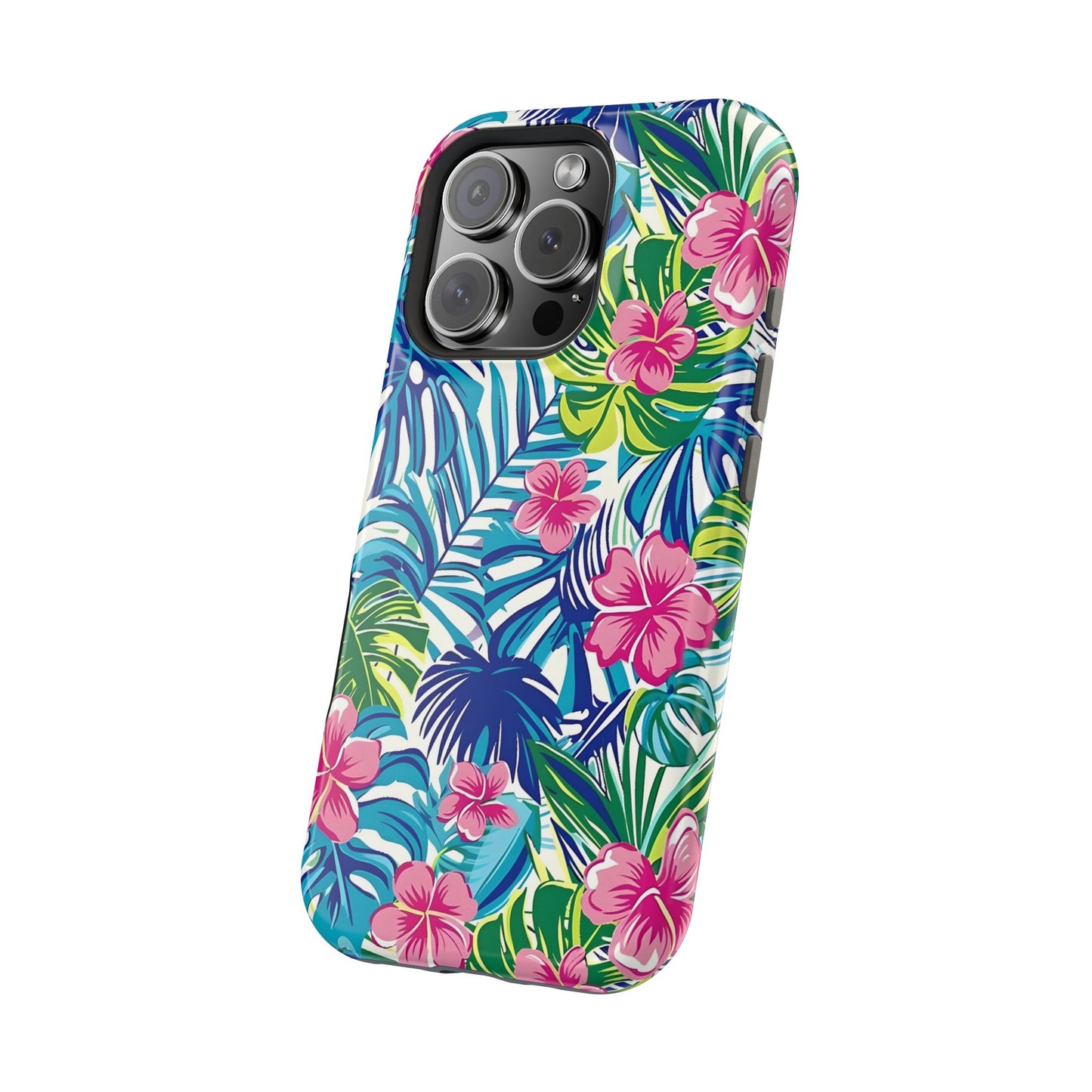 Pink Hibiscus Magnetic Tough Case