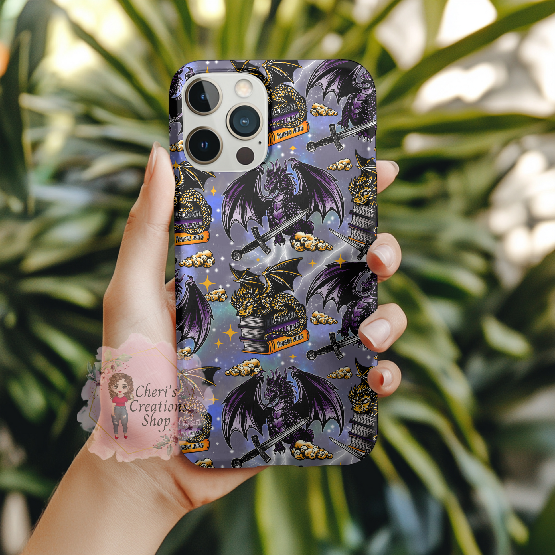 MagSafe iPhone Case Inspired by Empyrean Series | Dragon Rider Phone C Cheri's Creations Shop MagSafe iPhone Case Inspired by Empyrean Series | Dragon Rider Phone C Cheri's Creations Shop