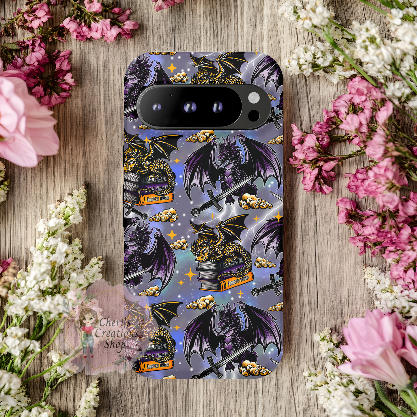 Empyrean Series Android Phone Case | IPhone Case | Dragon Riders Cover | Fourth Wing Bookish Gift | Fantasy Book Phone Case | Samsung Galaxy S24, S23, A Series