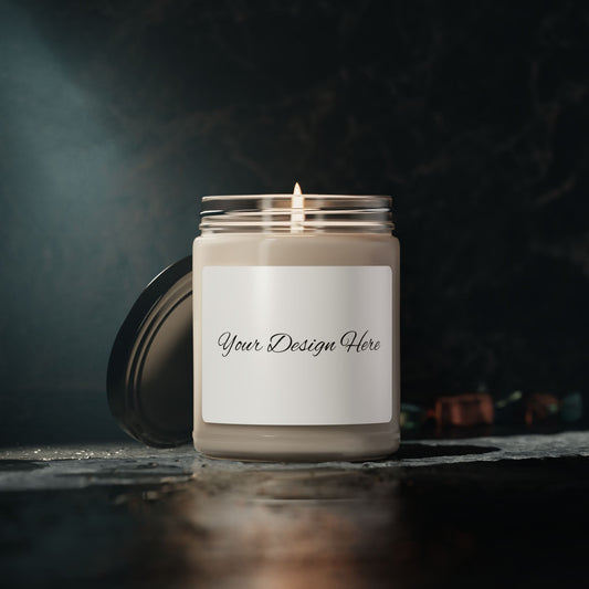 Custom Label Scented Soy Candle, 9oz