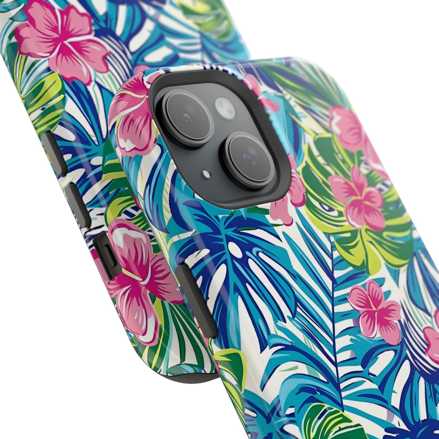 Pink Hibiscus Magnetic Tough Case