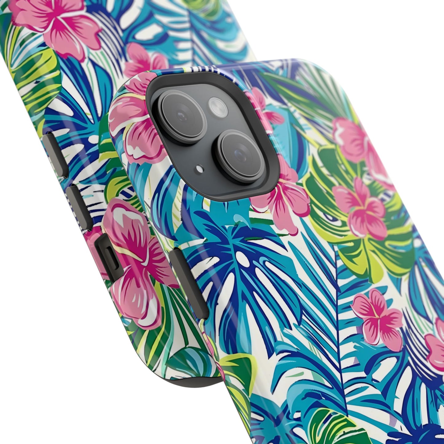 Pink Hibiscus Magnetic Tough Case
