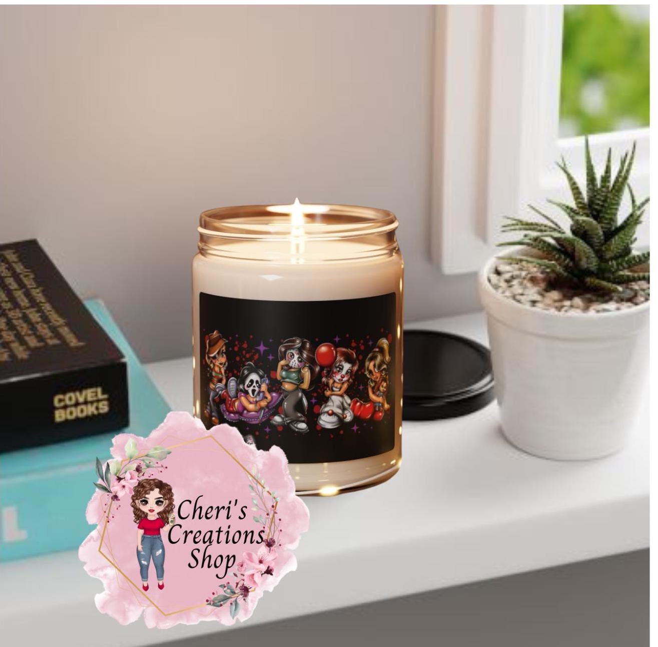 Ghoul Girls Label Scented Soy Candle, 9oz